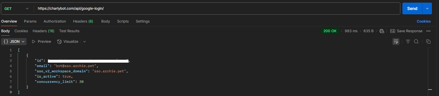 Google Login Test